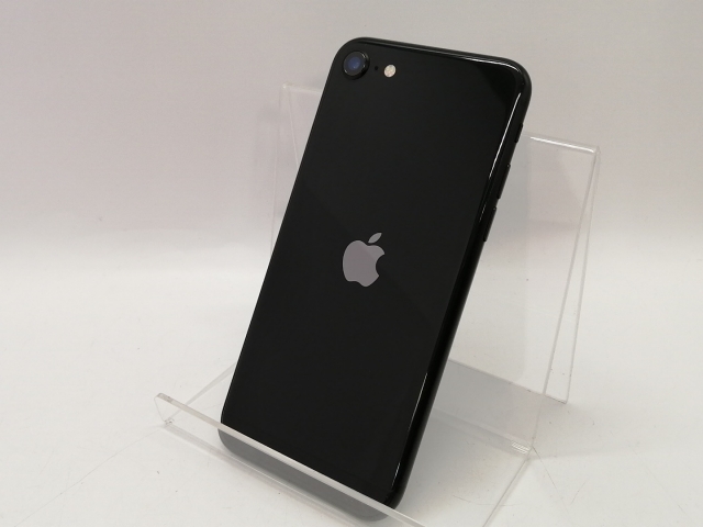 【中古】Apple au 【SIMロック解除済み】 iPhone SE（第2世代） 64GB ブラック MHGP3J/A（後期型番）【大宮東口】保証期間１ヶ月【ランクC】