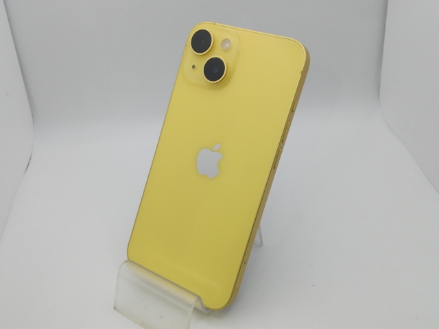 中古】Apple au 【SIMフリー】 iPhone 14 128GB イエロー MR3Q3J/A