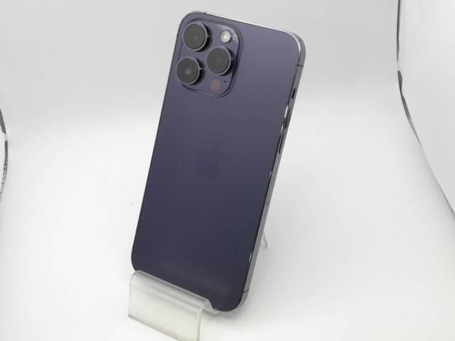 【中古】Apple 国内版 【SIMフリー】 iPhone 14 Pro Max 512GB ディープパープル MQ9J3J/A【新橋烏森通り】保証期間１ヶ月【ランクB】
