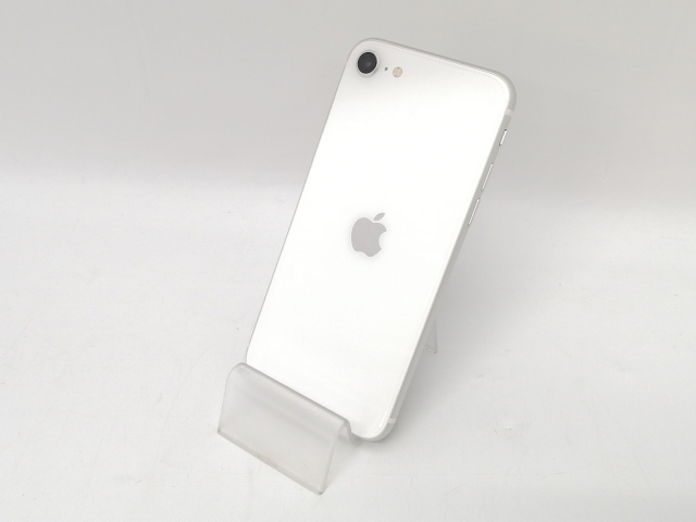 【中古】Apple au 【SIMロック解除済み】 iPhone SE（第2世代） 64GB ホワイト MHGQ3J/A（後期型番）【川越クレアモール】保証期間１ヶ月【ランクC】