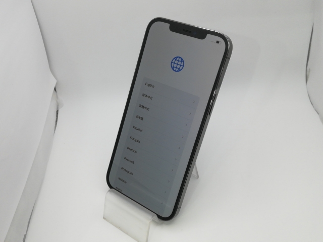 【中古】Apple SoftBank 【SIMロック解除済み】 iPhone 12 Pro Max 256GB グラファイト MGCY3J/A【新橋烏森通り】保証期間１ヶ月【ランクA】_1