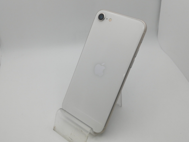 【中古】Apple docomo 【SIMフリー】 iPhone SE（第3世代） 64GB スターライト MMYD3J/A【新橋】保証期間１ヶ月【ランクC】