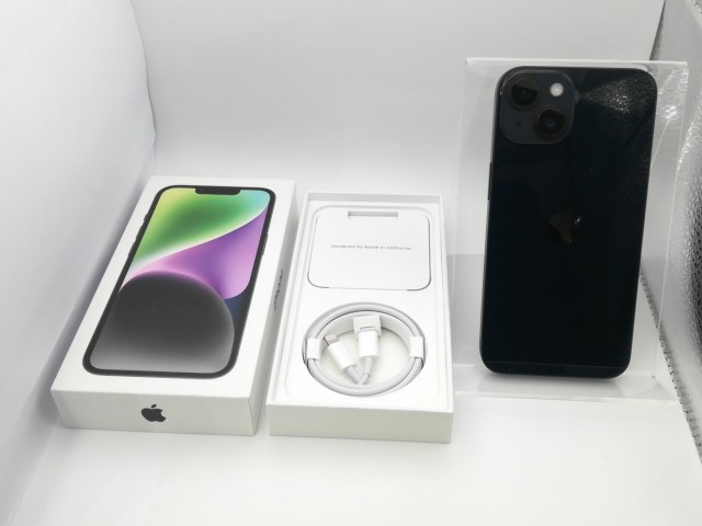 【中古】Apple 国内版 【SIMフリー】 iPhone 14 128GB ミッドナイト MPUD3J/A【新橋烏森通り】保証期間１ヶ月【ランクA】