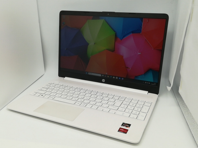 【中古】HP HP 15s-eq1000 15s-eq1132AU ピュアホワイト【R5 4500U 8G 512G(SSD) WiFi 15LCD(1920x1080)】【新橋烏森通り】保証期間１ヶ月【ランクB】
