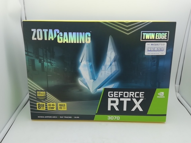 【中古】ZOTAC GAMING GeForce RTX 3070 Twin Edge(ZT-A30700E-10P) RTX3070/8GB(GDDR6)/PCI-E【秋葉2号】保証期間１週間_7