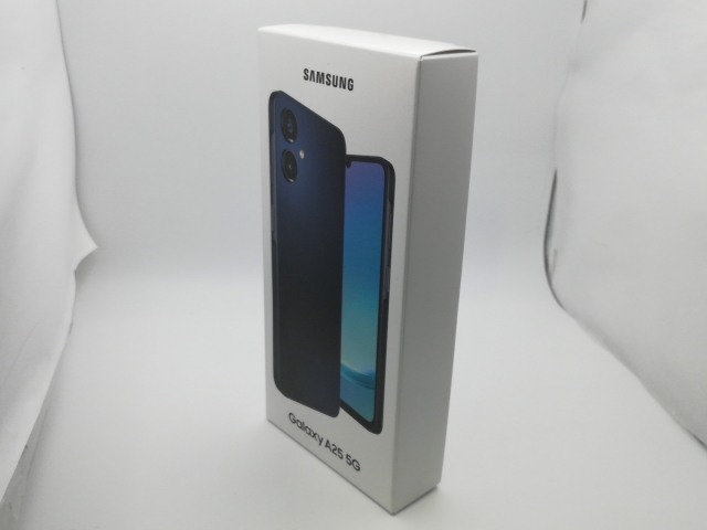 未使用】SAMSUNG au 【SIMフリー】 Galaxy A25 5G ライトブルー