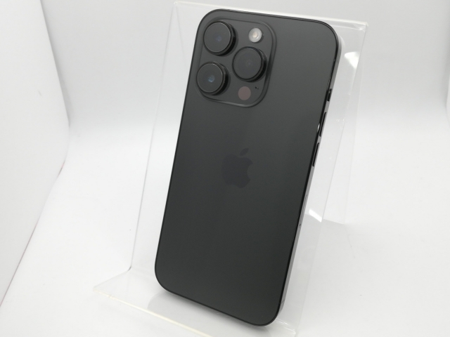 【中古】Apple au 【SIMフリー】 iPhone 14 Pro 512GB スペースブラック MQ1L3J/A【新橋】保証期間１ヶ月【ランクB】