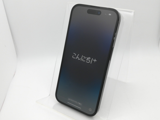 【中古】Apple au 【SIMフリー】 iPhone 14 Pro 512GB スペースブラック MQ1L3J/A【新橋】保証期間１ヶ月【ランクB】_1