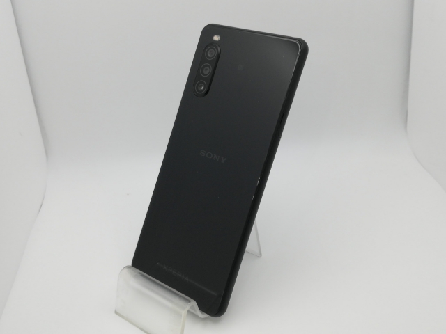 【中古】SONY ymobile 【SIMロックあり】 Xperia 10 II ブラック 4GB 64GB A001SO【新橋烏森通り】保証期間１ヶ月【ランクC】