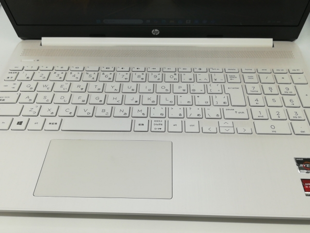 【中古】HP HP 15s-eq1000 15s-eq1132AU ピュアホワイト【R5 4500U 8G 512G(SSD) WiFi 15LCD(1920x1080)】【新橋烏森通り】保証期間１ヶ月【ランクB】