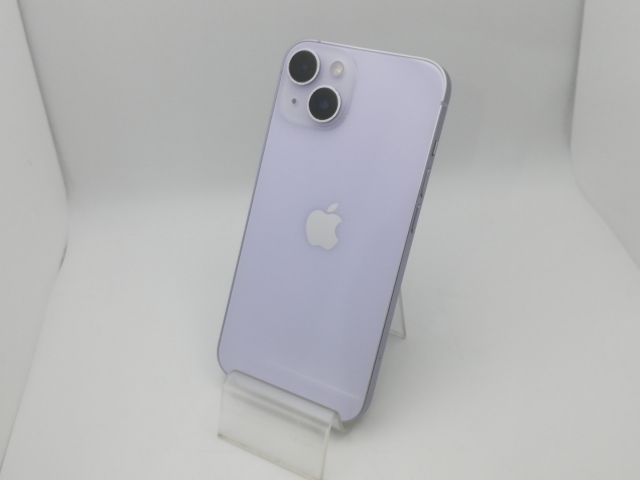中古】Apple au 【SIMフリー】 iPhone 14 128GB パープル MPUY3J/A