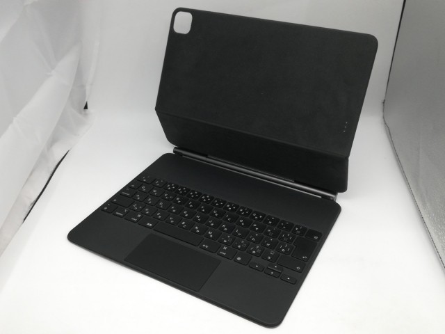 【中古】Apple Magic Keyboard 日本語（JIS） iPad Pro 12.9インチ（第3/第4世代）用 ブラック MXQU2J/A【新橋烏森通り】保証期間１週間