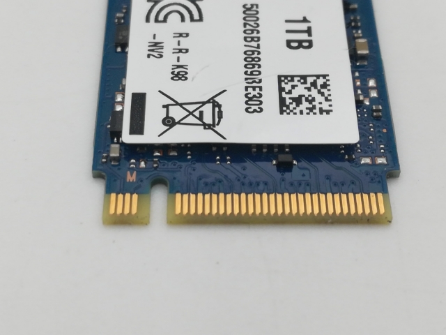 【中古】Kingston NV1 NVMe PCIe SSD(SNVS/1000G) 1TB/M.2 2280(PCIe3.0 NVMe)【秋葉2号】保証期間１週間_2