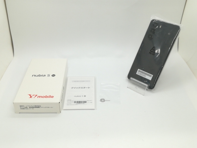 【未使用】ZTE ymobile 【SIMフリー】 nubia S 5G 4GB 128GB ブラック A403ZT【静岡】保証期間３ヶ月_2