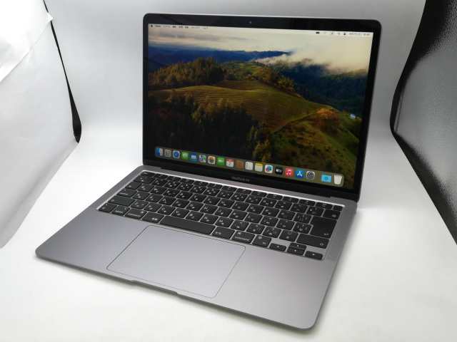 【中古】Apple MacBook Air 13インチ M1(CPU:8C/GPU:7C) 8GB/256GB スペースグレイ MGN63J/A (M1・2020)【大阪堂島】保証期間１ヶ月【ラ