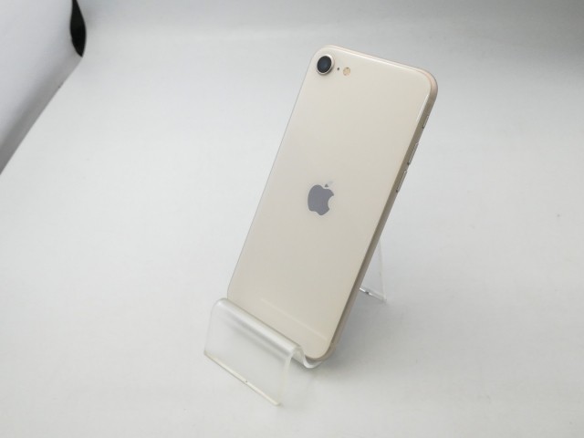 【中古】Apple SoftBank 【SIMフリー】 iPhone SE（第3世代） 64GB スターライト MMYD3J/A【なんば】保証期間１ヶ月【ランクA】