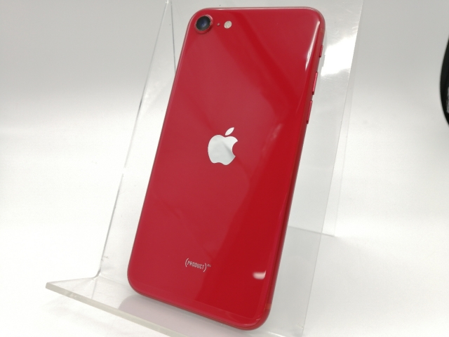 【中古】Apple au 【SIMロック解除済み】 iPhone SE（第2世代） 128GB (PRODUCT)RED MXD22J/A【大阪本店】保証期間１ヶ月【ランクC】