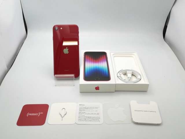 【中古】Apple au 【SIMフリー】 iPhone SE（第3世代） 128GB (PRODUCT)RED MMYH3J/A【大阪堂島】保証期間１ヶ月【ランクB】_7