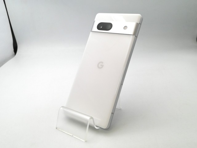 【中古】Google au 【SIMフリー】 Pixel 7a スノー 8GB 128GB G82U8【大阪堂島】保証期間１ヶ月【ランクA】