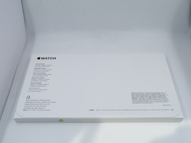 【未使用】Apple Apple Watch Ultra3 49mm Cellular ナチュラルチタニウムケース/アンカーブルーオーシャンバンド MEWH4J/A【大阪堂島】保証期間３ヶ月_8