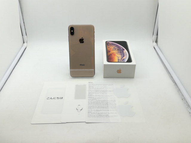 【中古】Apple 国内版 【SIMフリー】 iPhone XS Max 256GB ゴールド MT6W2J/A【神戸】保証期間１ヶ月【ランクC】_7