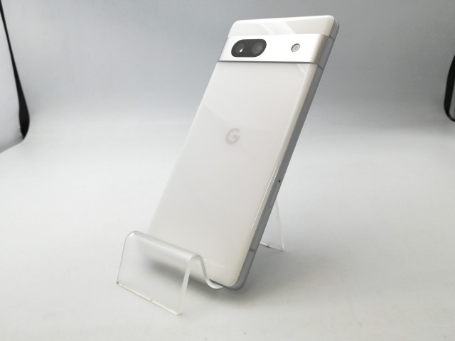 【中古】Google UQmobile 【SIMフリー】 Pixel 7a スノー 8GB 128GB G82U8【大阪堂島】保証期間１ヶ月【ランクA】