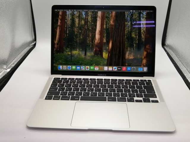 【中古】Apple MacBook Air 13インチ M1(CPU:8C/GPU:7C) 8GB/256GB シルバー MGN93J/A (M1・2020)【大阪堂島】保証期間１ヶ月【ランクB】