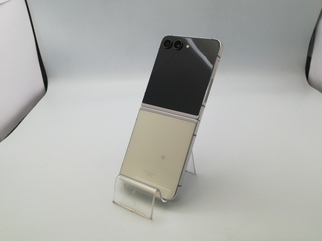 中古】SAMSUNG au 【SIMフリー】 Galaxy Z Flip5 クリーム 8GB