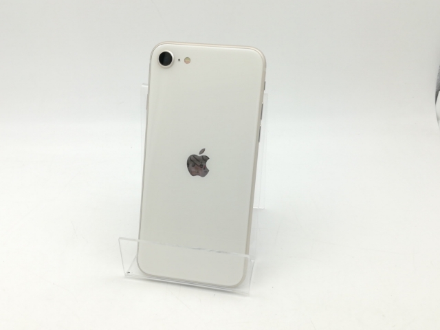 中古)Apple iPhone SE 第3世代 64GB スターライト MMYD3J/A SIMフリー