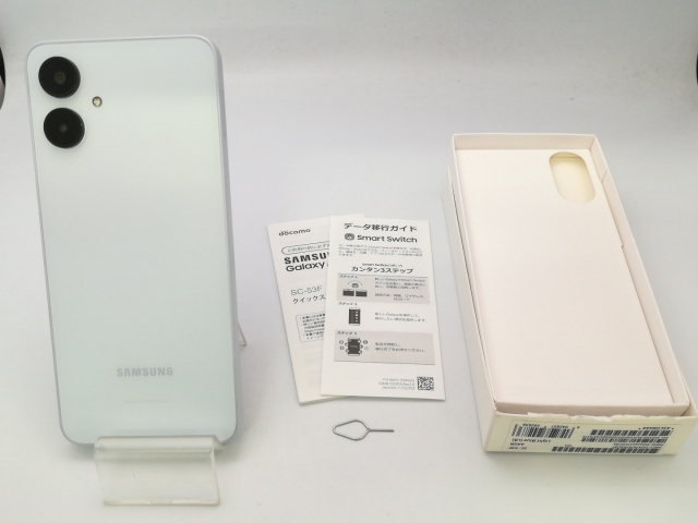 中古】SAMSUNG docomo 【SIMフリー】 Galaxy A25 5G ライトブルー 4GB
