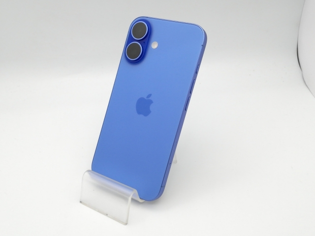 【中古】Apple 海外版 【SIMフリー】 iPhone 16 128GB ウルトラマリン【大阪堂島】保証期間１ヶ月【ランクB】