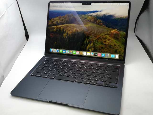 【中古】Apple MacBook Air 13インチ M2(CPU:8C/GPU:8C) 8GB/256GB ミッドナイト MLY33J/A (M2・2022)【大阪堂島】保証期間１ヶ月【ラン