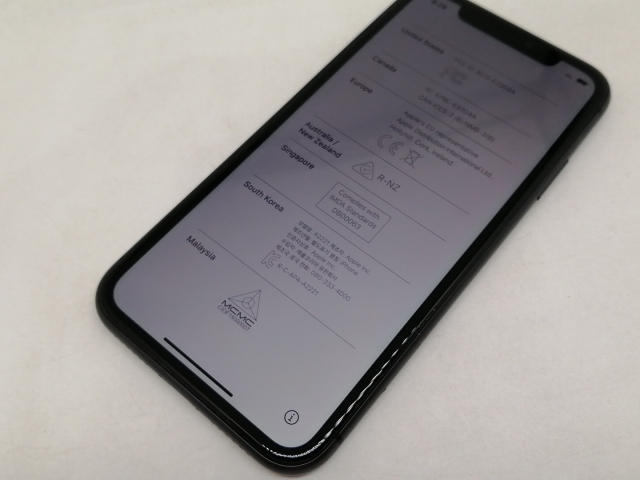 【中古】Apple 国内版 【SIMフリー】 iPhone 11 128GB ブラック MHDH3J/A（後期型番）【日本橋3】保証期間１ヶ月【ランクB】_8