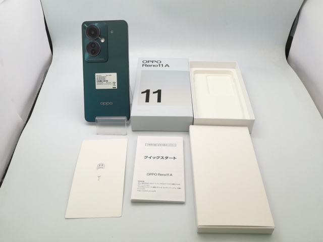 【中古】Oppo ymobile 【SIMフリー】 OPPO Reno11 A ダークグリーン 8GB 128GB【三宮駅前】保証期間１ヶ月【ランクA】_7