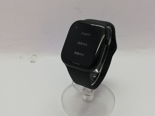 【中古】Apple Apple Watch Series10 42mm GPS ジェットブラックアルミニウムケース 海外版 (バンド付き)【立川フロム中武】保証期間１ヶ月【ランクB】