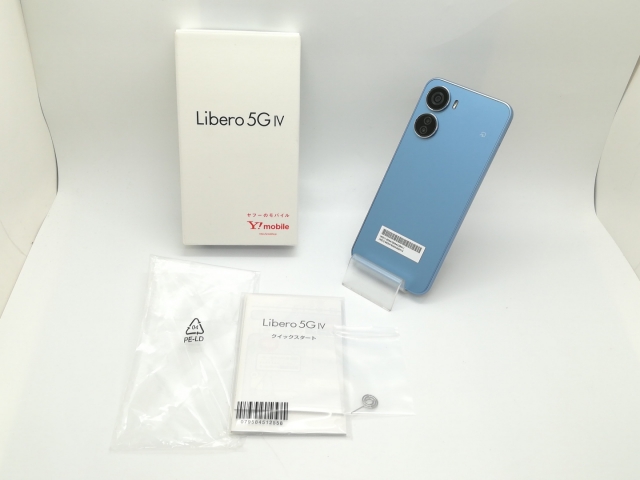 ✨未使用✨】SIMフリーLibero 5G IV(ブルー) 未使用品〕 未使用