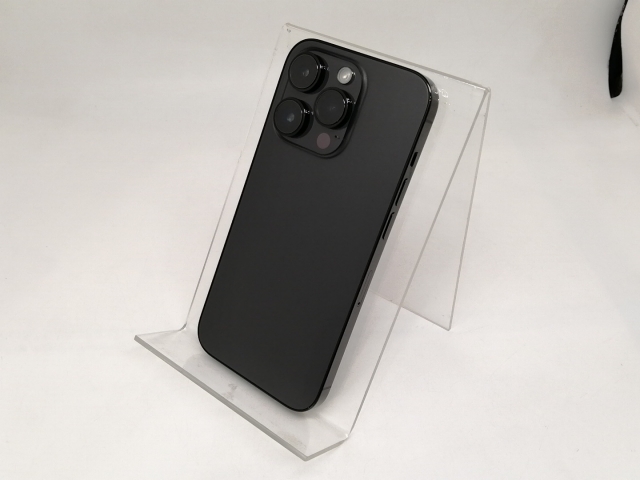 【中古】Apple au 【SIMフリー】 iPhone 14 Pro 128GB スペースブラック MPXU3J/A【日本橋3】保証期間１ヶ月【ランクA】