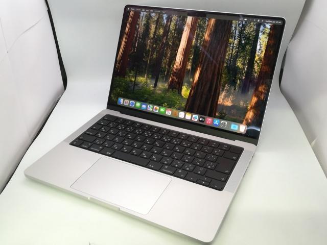 【中古】Apple MacBook Pro 14インチ M4(CPU:10C/GPU:10C) 16GB/512GB シルバー MW2W3J/A(14インチ,M4,2024)【大阪堂島】保証期間１ヶ月【ランクA】