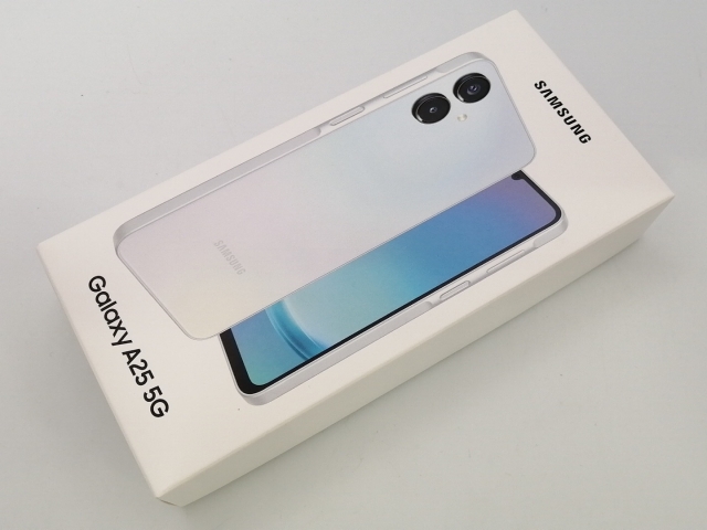 【未使用】SAMSUNG 楽天モバイル 【SIMフリー】 Galaxy A25 5G ライトブルー 4GB 64GB【大阪堂島】保証期間３ヶ月