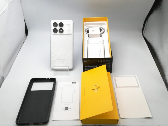 【中古】Xiaomi 国内版 【SIMフリー】 POCO F6 Pro 12GB 512GB ホワイト【大阪堂島】保証期間１ヶ月【ランクA】