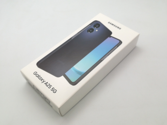 【未使用】SAMSUNG 楽天モバイル 【SIMフリー】 Galaxy A25 5G ブラック 4GB 64GB【大阪堂島】保証期間３ヶ月
