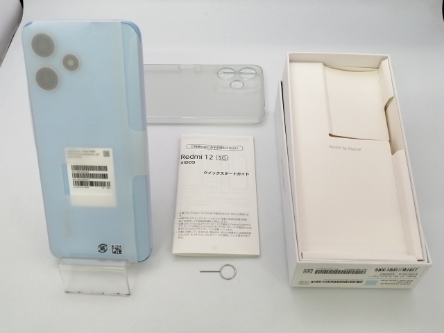 【未使用】Xiaomi UQmobile 【SIMフリー】 Redmi 12 5G 4GB 128GB スカイブルー XIG03【大阪堂島】保証期間３ヶ月_3