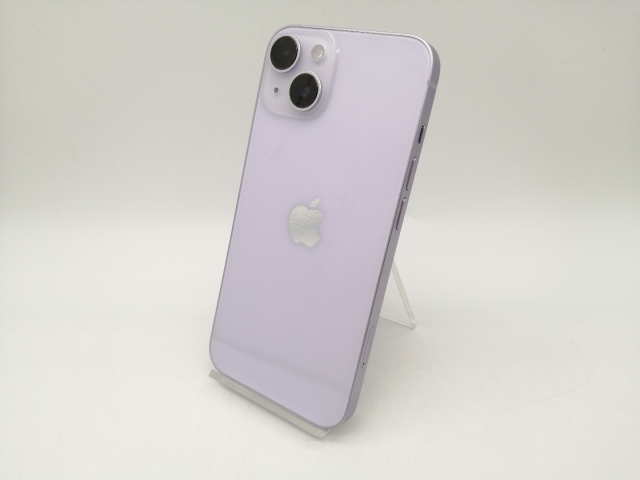 【中古】Apple au 【SIMフリー】 iPhone 14 512GB パープル MPX83J/A【鹿児島中町】保証期間１ヶ月【ランクB】