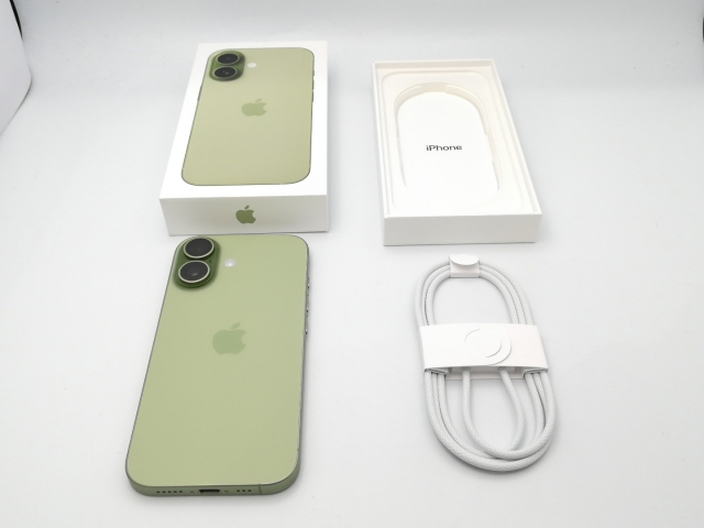 【中古】Apple 国内版 【SIMフリー】 iPhone 17 256GB セージ MG6C4J/A【大阪堂島】保証期間１ヶ月【ランクA】_7