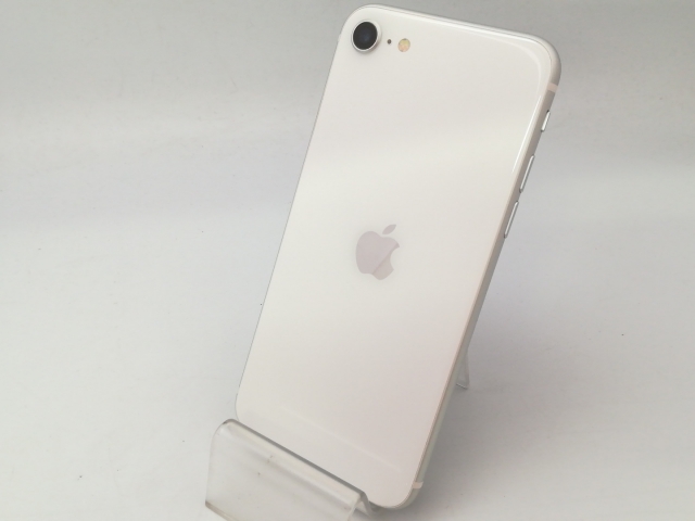 【中古】Apple au 【SIMロック解除済み】 iPhone SE（第2世代） 64GB ホワイト MX9T2J/A【大阪堂島】保証期間１ヶ月【ランクB】