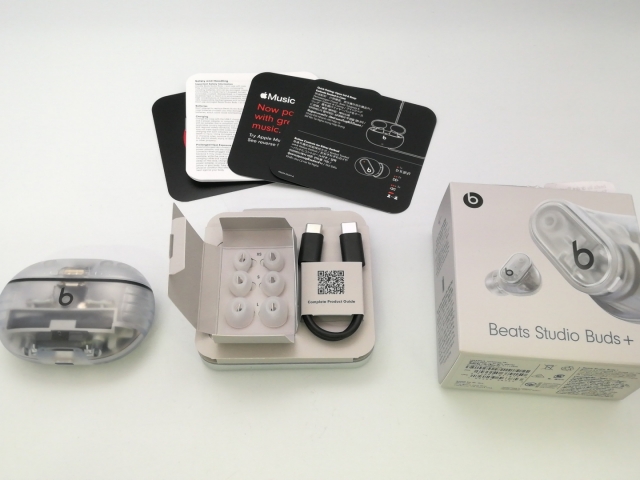 【中古】beats by dr.dre Beats Studio Buds + MQLK3PA/A [トランスペアレント]【大阪堂島】保証期間１ヶ月【ランクA】_7
