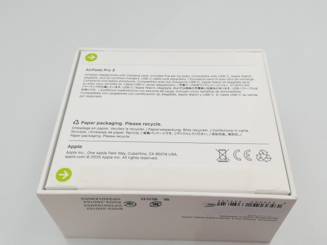 未使用】Apple AirPods Pro 3 MFHP4J/A【大須アメ横】保証期間1ヶ月