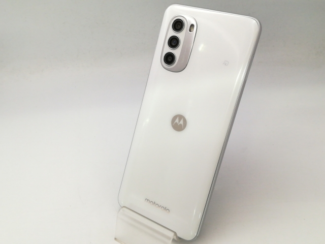【中古】MOTOROLA 国内版 【SIMフリー】 moto g52j 5G パールホワイト 6GB 128GB PATM0001JP【大阪堂島】保証期間１ヶ月【ランクC】