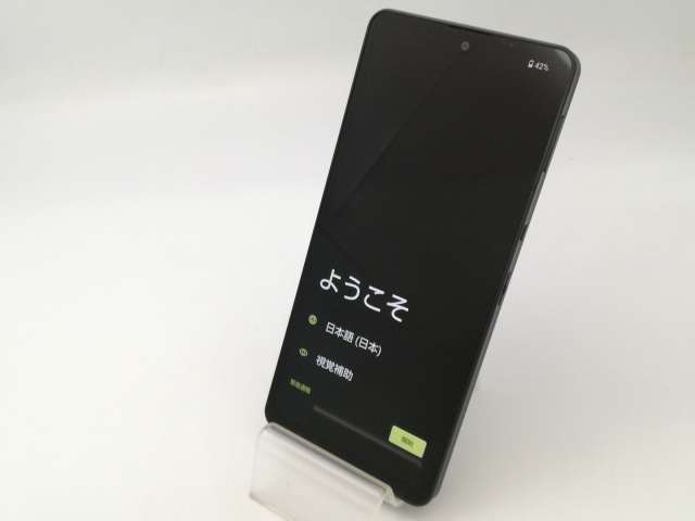 中古】SHARP 国内版 【SIMフリー】 AQUOS Sense6 ブラック 6GB 128GB 