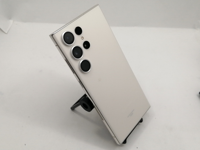 中古】SAMSUNG au 【SIMフリー】 Galaxy S23 Ultra クリーム 12GB 